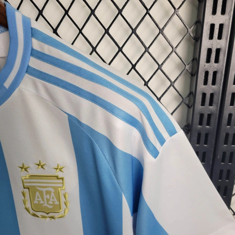Camisa Argentina Home 2024 - Adidas Torcedor Masculina