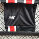 Conjunto Infantil São Paulo II 24/25 - Vermelho, Branco e Preto