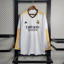 Camisa Real Madrid Home Manga Longa 23/24 - Adidas Torcedor Masculina - Torcedor