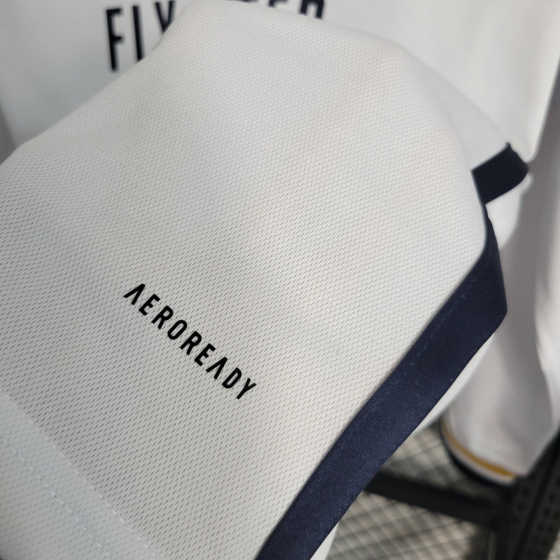 Camisa Real Madrid Home Manga Longa 23/24 - Adidas Torcedor Masculina - Torcedor