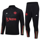 Conjunto Frio de Treino Man United 2023 Preto