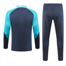 Conjunto Frio de Treino Barcelona 23/24 - Azul