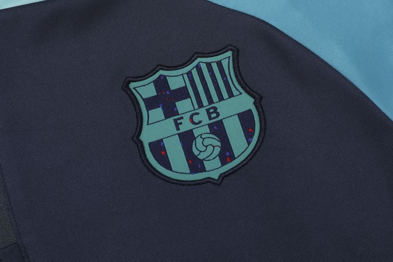 Conjunto Frio de Treino Barcelona 23/24 - Azul