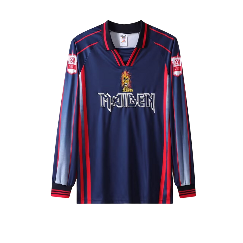 Camisa West Ham Iron Maiden 1999 Manga Longa - Retro