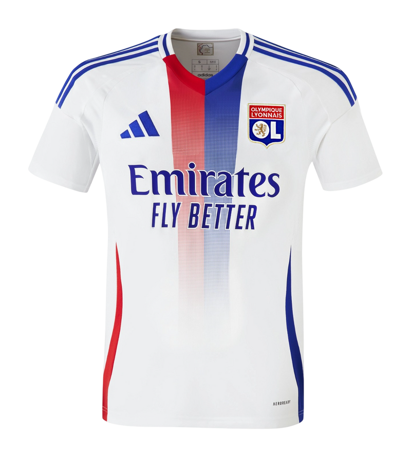 Camisa Lyon Home 24/25 - Adidas Torcedor Masculina