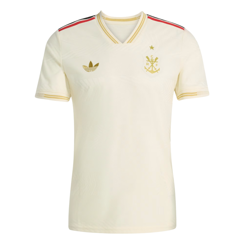Camisa Flamengo III - 2025 Adidas Torcedor Masculina - Branca