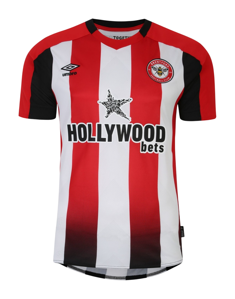 Camisa Brentford I 24/25 - Torcedor Umbro Masculina