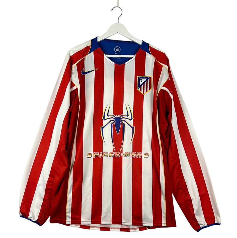 Camisa Atlético de Madrid Homem-Aranha 2004 - Retro Manga Longa