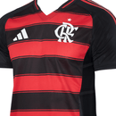 Camisa Flamengo I 25/26 - Versão Jogador Masculina - Preto e Vermelho