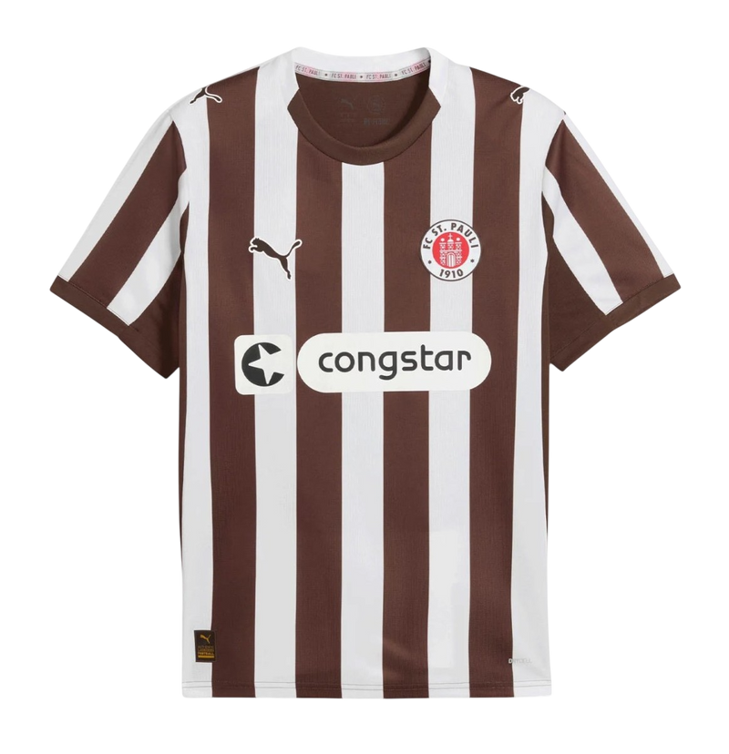 Camisa St. Pauli I 25/26 - Torcedor Puma Masculina