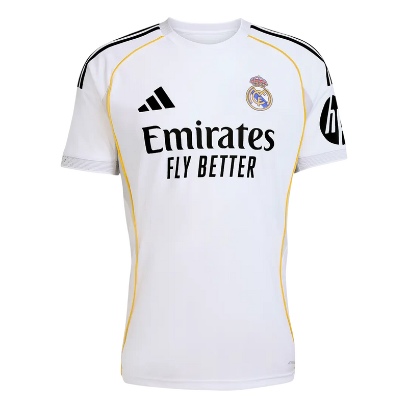 Camisa Real Madrid I 25/26 Torcedor Adidas Masculina - Branca