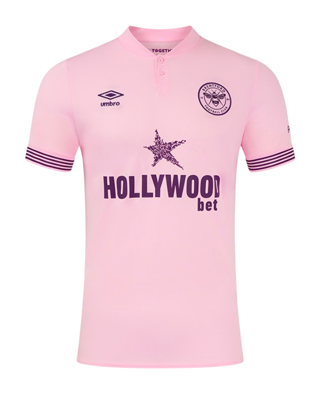 Camisa Brentford II 24/25 - Torcedor Umbro Masculina - Rosa